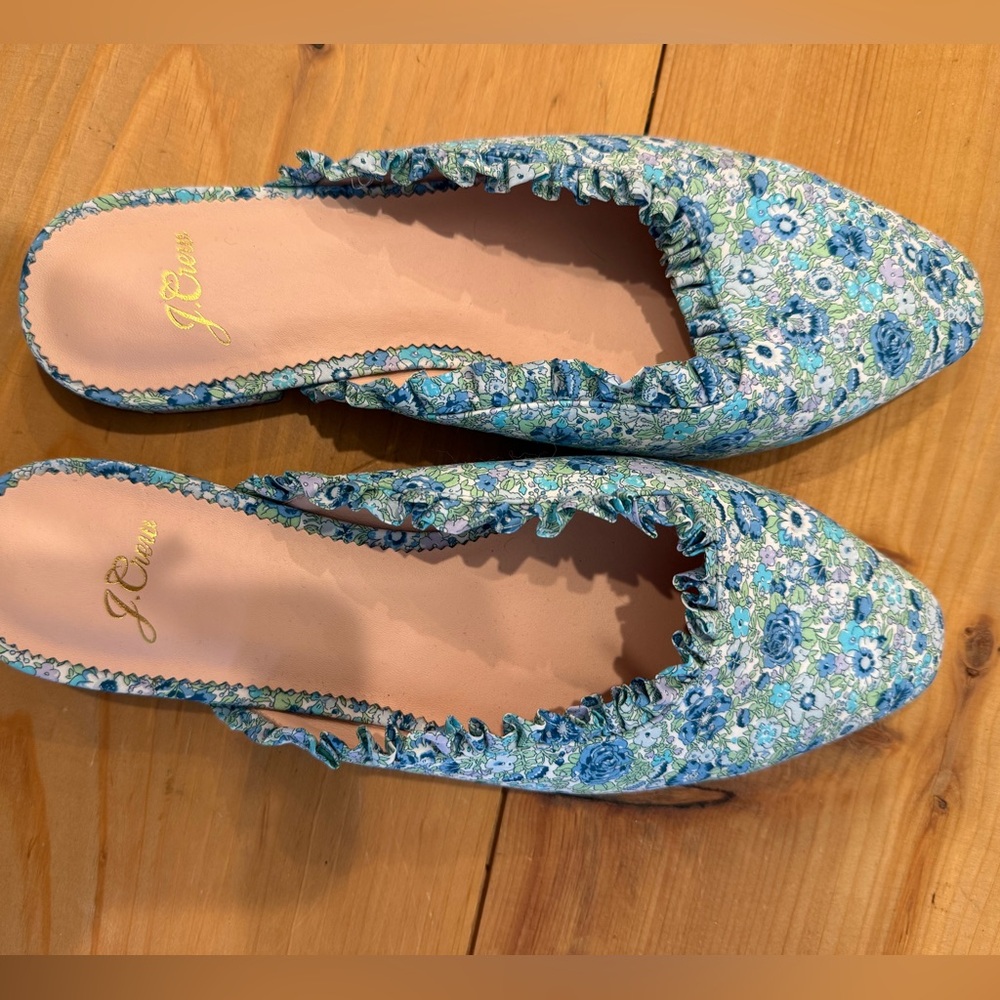 J. Crew Liberty of London floral flats